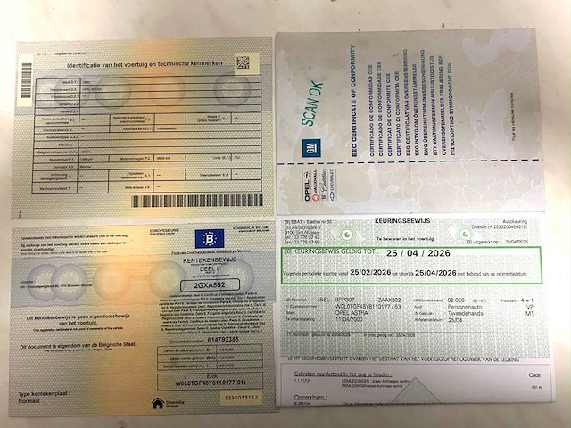 2000 opel astra 1.4 16v - schuifdak - afbeelding 11 van  19