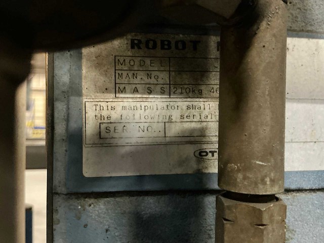 2000 otc dr4200l lasrobot opstelling - afbeelding 18 van  25