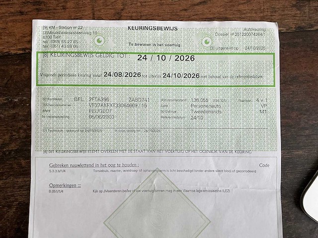 2000 peugeot 306 personenauto - afbeelding 5 van  14