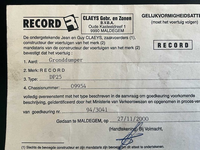 2000 record dp25 kipper - afbeelding 32 van  40