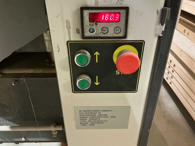 2000 robland sd 510 vlakbank/schaafbank - afbeelding 7 van  7