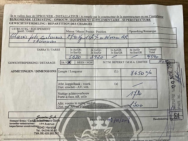 2000 scania vrachtwagen haaksysteem - functioneel - afbeelding 17 van  49