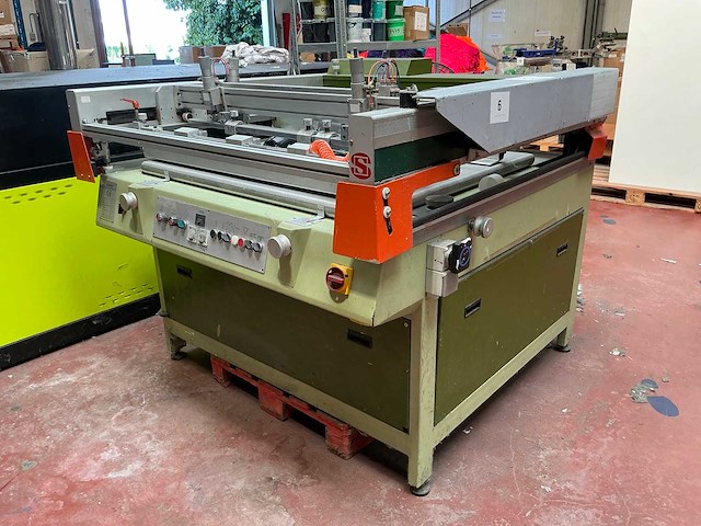 2000 siasprint noveprint p 70x100 semi-automatische vlakbed zeefdrukpers - afbeelding 1 van  6