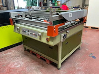 2000 siasprint noveprint p 70x100 semi-automatische vlakbed zeefdrukpers - afbeelding 1 van  6