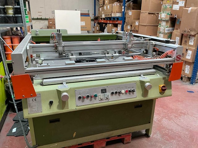 2000 siasprint noveprint p 70x100 semi-automatische vlakbed zeefdrukpers - afbeelding 2 van  6