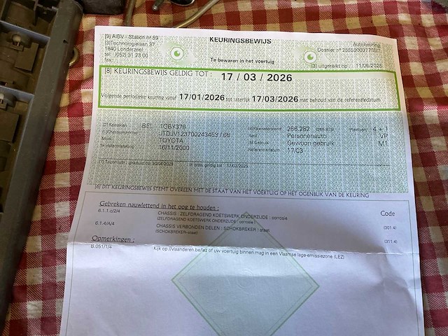 2000 toyota yaris 1.0 benzine - afbeelding 38 van  48