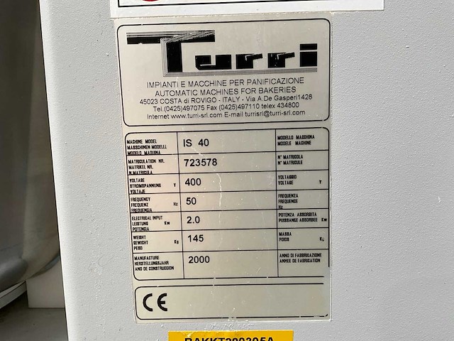 2000 turri is 40 spiraalkneder - afbeelding 7 van  11