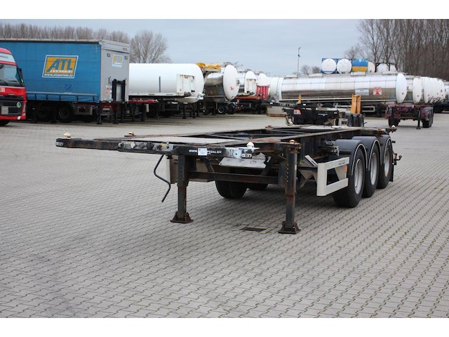 2000 van hool 20ft/30ft adr chassis - afbeelding 1 van  1
