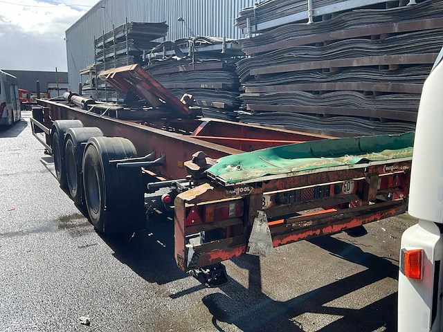 2000 van hool 94/3076 oplegger containerchassis kipper (75140-604) - afbeelding 5 van  5