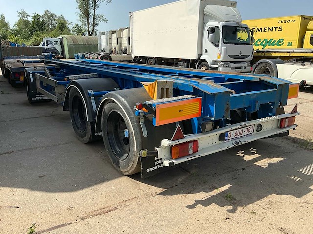 2000 van hool container chassis - afbeelding 2 van  3