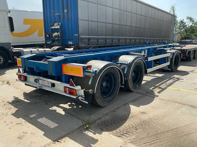 2000 van hool container chassis - afbeelding 1 van  26