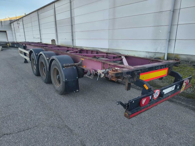 2000 van hool type 3b0049 containerchassis oplegger - afbeelding 12 van  30