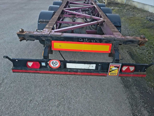 2000 van hool type 3b0049 containerchassis oplegger - afbeelding 25 van  30
