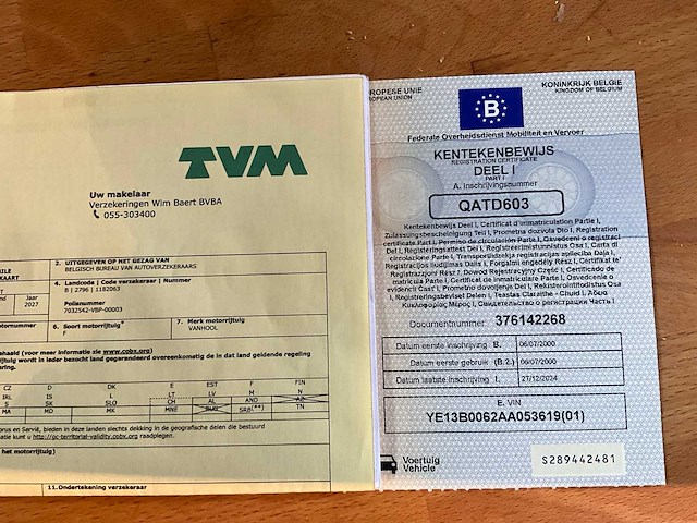 2000 vanhool oplegger - afbeelding 13 van  14
