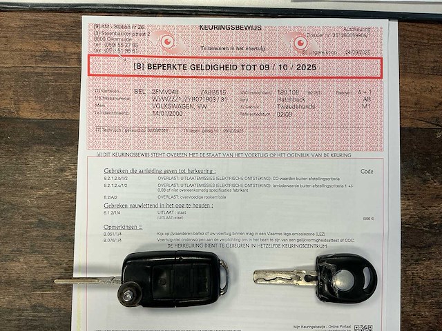 2000 volkswagen golf 4 personenauto - afbeelding 31 van  32