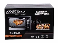 2000w 45l elektrische oven + accessoires