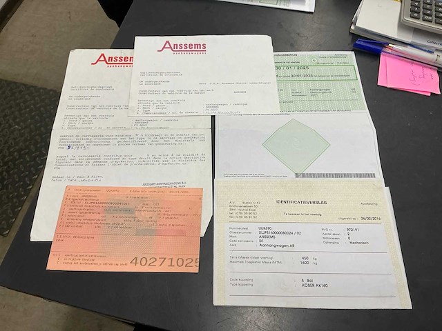 2001 anssems ps1600 aanhangwagen - afbeelding 7 van  16