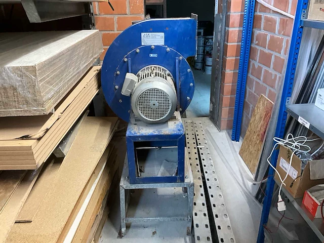 2001 apw art metal jkv 30/d 15 kw stofafzuiginstallatie - afbeelding 1 van  9