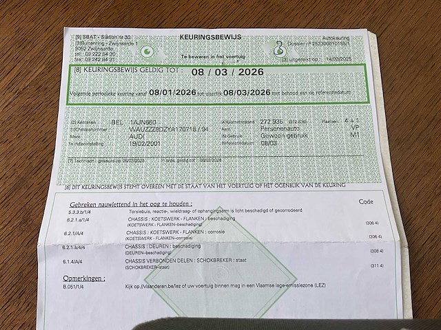 2001 audi a4 personenauto - afbeelding 21 van  29