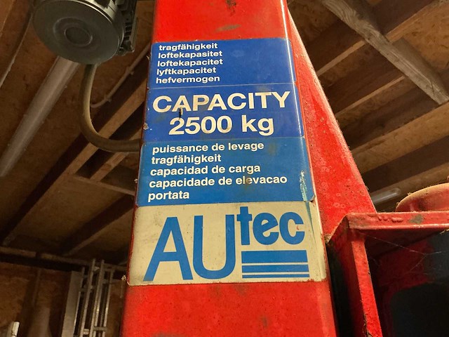 2001 autec alm-2524 2-koloms elektrohydraulische autobrug - afbeelding 2 van  2