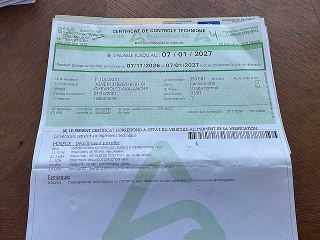 2001 chevrolet avalanche personenauto - afbeelding 21 van  32