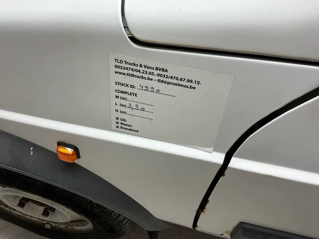 2001 citroën c15 vdpb-auto's - afbeelding 9 van  32