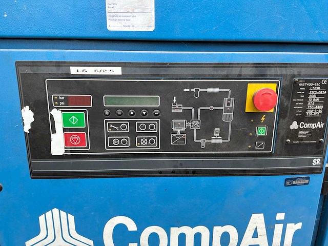 2001 compair l75sr luchtcompressor - afbeelding 5 van  6