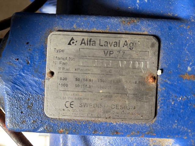 2001 delaval tandem melkinstallatie (7 boxen) - afbeelding 26 van  32