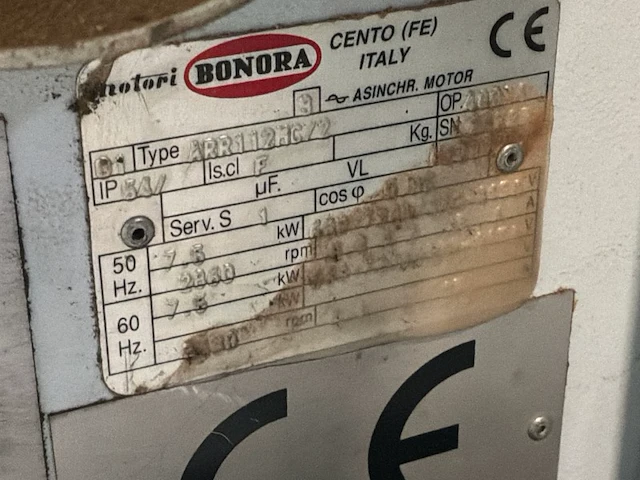 2001 hako/paoloni tx160l spindelfreesmachine (toupi) - afbeelding 4 van  12