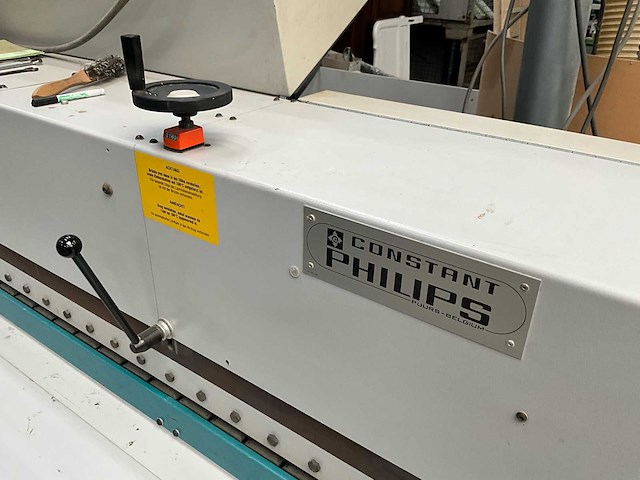 2001 holz-her sprint 1417k kantaanlijmmachine - diamantschaven -functioneel - afbeelding 1 van  20