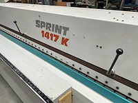 2001 holz-her sprint 1417k kantaanlijmmachine - diamantschaven -functioneel - afbeelding 2 van  20