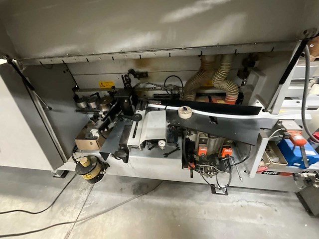 2001 holz-her sprint 1417k kantaanlijmmachine - diamantschaven -functioneel - afbeelding 8 van  20