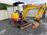 2001 ihi mini rupsgraafmachine ihi 20nx mini graafmachine – 2,1 ton – bak – snelkoppeling – voorblad - afbeelding 1 van  12