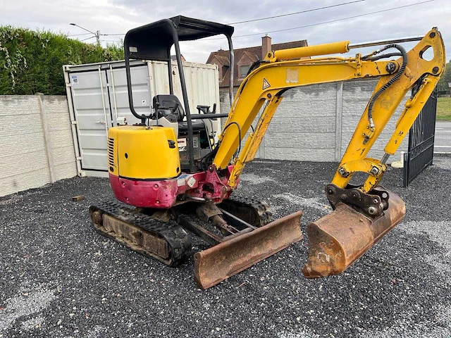 2001 ihi mini rupsgraafmachine ihi 20nx mini graafmachine – 2,1 ton – bak – snelkoppeling – voorblad - afbeelding 1 van  12