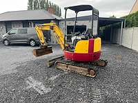 2001 ihi mini rupsgraafmachine ihi 20nx mini graafmachine – 2,1 ton – bak – snelkoppeling – voorblad - afbeelding 5 van  12