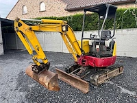 2001 ihi mini rupsgraafmachine ihi 20nx mini graafmachine – 2,1 ton – bak – snelkoppeling – voorblad - afbeelding 8 van  12