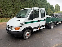 2001 iveco daily 40c dubbele cabine met open laadbak - afbeelding 2 van  34