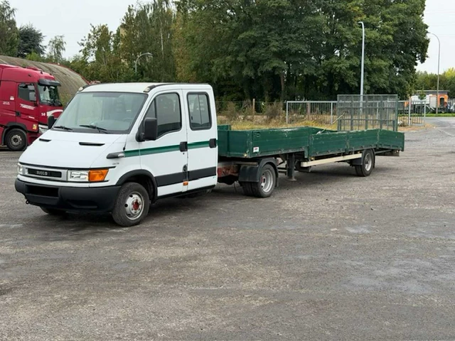 2001 iveco daily 40c dubbele cabine met open laadbak - afbeelding 1 van  34