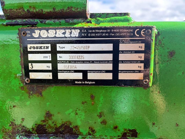 2001 joskin 22-45/50 tp tipper - afbeelding 31 van  37