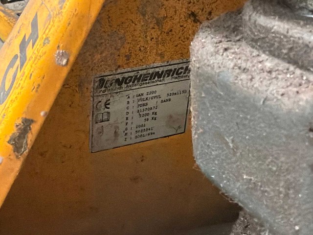 2001 jungheinrich am2200 hydraulische palletwagen - afbeelding 4 van  4
