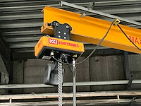 2001 konecranes xn02 504 b1 elektrische kettingtakel op zwenkarm - afbeelding 3 van  6