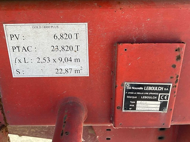 2001 le boulch a1700b kipper - afbeelding 5 van  16