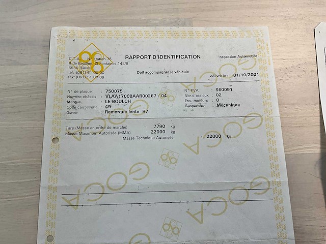 2001 le boulch a1700b kipper - afbeelding 6 van  16