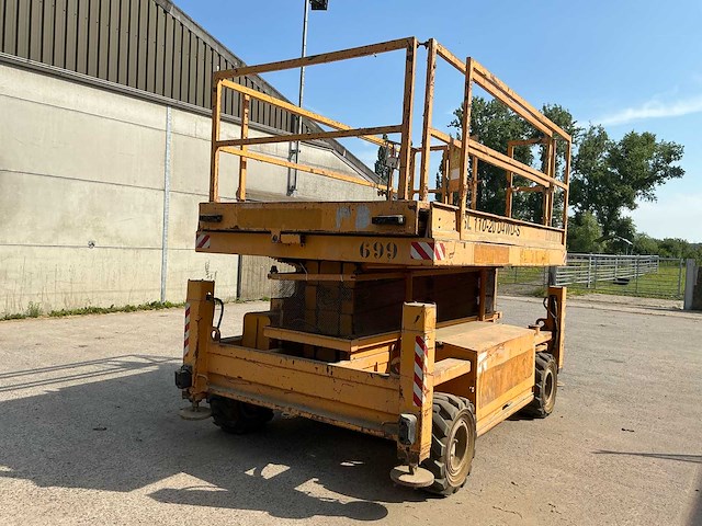 2001 liftlux sl 110-20 d4wd-s zelfrijdende schaarhoogwerker met vierwielaandrijving - afbeelding 4 van  4
