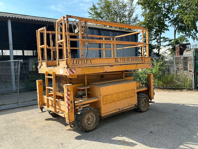 2001 liftlux sl 110-20 d4wd-s zelfrijdende schaarhoogwerker met vierwielaandrijving - afbeelding 6 van  20