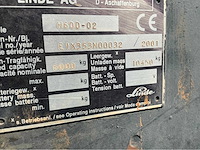 2001 linde h60 heftruck - afbeelding 13 van  13
