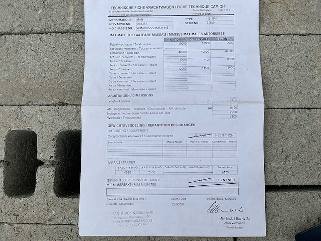 2001 man - met laadkraan - afbeelding 19 van  27