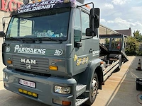 2001 man l14lc falcom takelwagen drielader