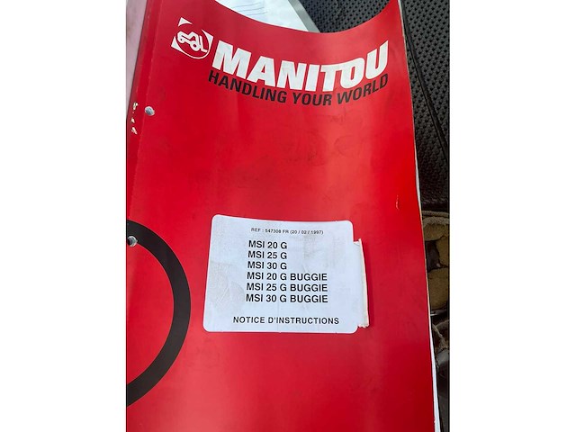 2001 manitou msi30g vorkheftruck - afbeelding 68 van  69