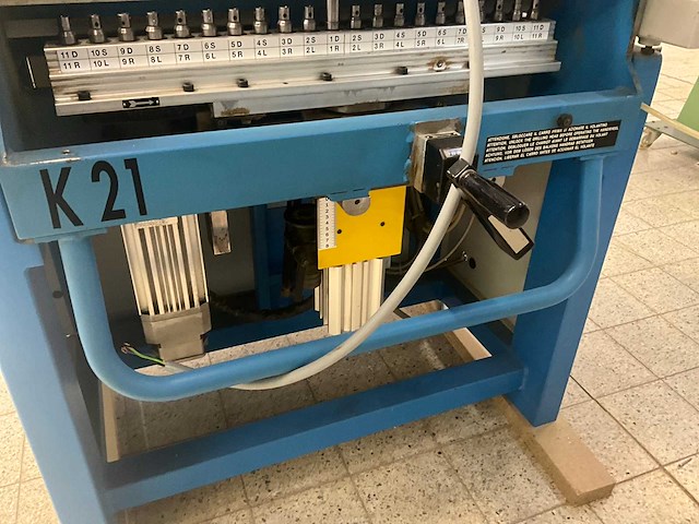 2001 masterwood k21 multispindel boormachine - afbeelding 15 van  16
